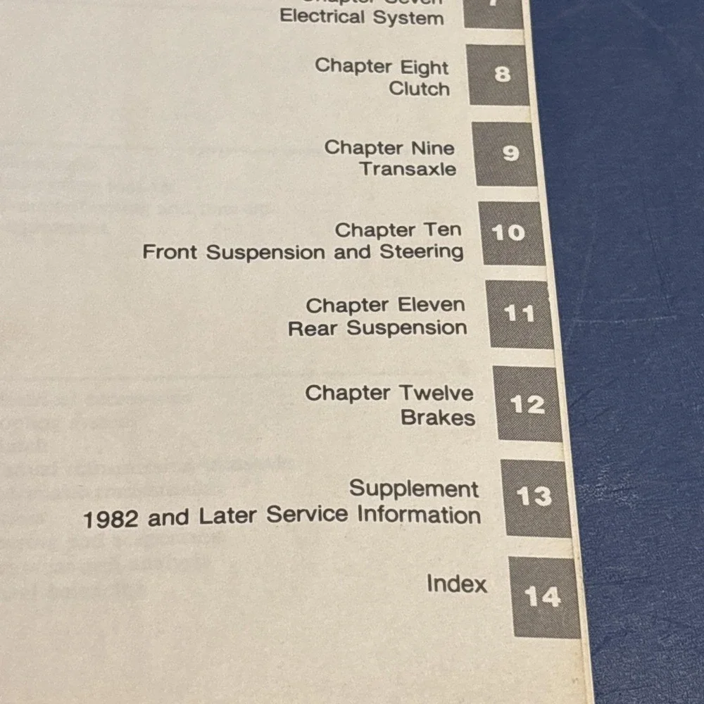 Clymer Honda Civic 1973-1983 Shop Manual A227 CVCC Repair Guide Vintage